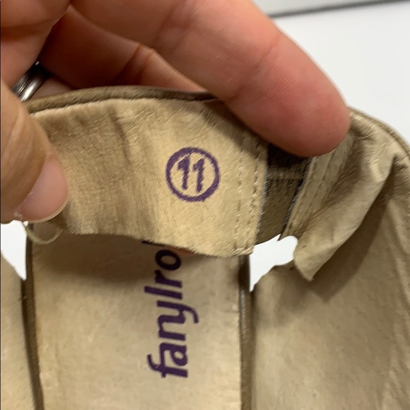 Farylrobin leather peep toe wedges size 11 - Picture 8 of 11